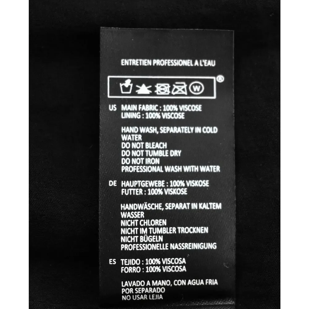 BA&SH Black & White Coachella Dress Size 1 US 6 - Picture 9 of 10